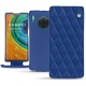 Funda de piel Huawei Mate 30 Pro - Bleu océan - Couture ( Nappa - Pantone 293C ) 