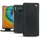 Housse cuir Huawei Mate 30 Pro - Dark vintage ( Roughtcut - Black#5256 ) 