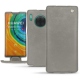 Huawei Mate 30 Pro leather case - Acier vintage ( Pantone 403C ) 