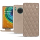 Housse cuir Huawei Mate 30 Pro - Taupe vintage - Couture