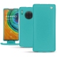 Capa em pele Huawei Mate 30 Pro - Bleu fluo