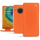 Lederschutzhülle Huawei Mate 30 Pro - Orange fluo