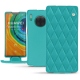 Custodia in pelle Huawei Mate 30 Pro - Bleu fluo - Couture