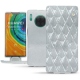 Custodia in pelle Huawei Mate 30 Pro - Platinium - Couture