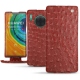 Lederschutzhülle Huawei Mate 30 Pro - Autruche ciliegia