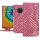 Huawei Mate 30 Pro leather case - Serpent ciclamino