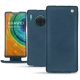 Huawei Mate 30 Pro leather case - Blu mediterran