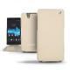 Lederschutzhülle Sony Xperia Z  - Beige ( Nappa - Pantone 7502C ) 
