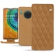 Housse cuir Huawei Mate 30 Pro - Castan esparciate - Couture