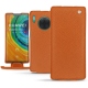 Housse cuir Huawei Mate 30 Pro - Orange vibrant