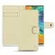 Custodia in pelle Huawei Mate 30 Pro - Beige ( Nappa - Pantone 7502C ) 