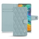 Housse cuir Huawei Mate 30 Pro - Bleu ciel - Couture ( Nappa - Pantone 277C ) 