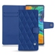 Funda de piel Huawei Mate 30 Pro - Bleu océan - Couture ( Nappa - Pantone 293C ) 