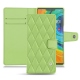 Housse cuir Huawei Mate 30 Pro - Vert olive - Couture ( Nappa - Pantone 578U ) 