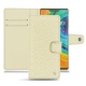 Capa em pele Huawei Mate 30 Pro - Ivoire ( Sleek P C12 - White ) 