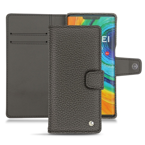 Capa em pele Huawei Mate 30 ProAnthracite ( Pantone #41403c ) 