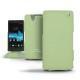 Lederschutzhülle Sony Xperia Z  - Vert olive ( Nappa - Pantone 578U ) 