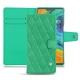 Housse cuir Huawei Mate 30 Pro - Menthe vintage - Couture