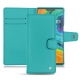 Housse cuir Huawei Mate 30 Pro - Bleu fluo