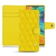 Custodia in pelle Huawei Mate 30 Pro - Jaune fluo - Couture