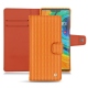 Custodia in pelle Huawei Mate 30 Pro - Abaca arancio