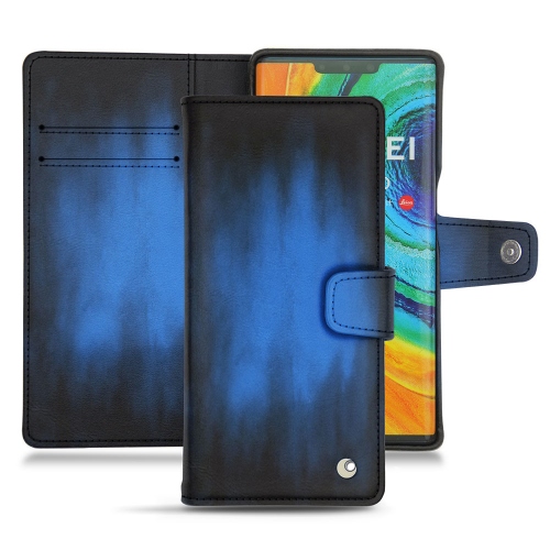 Funda de piel Huawei Mate 30 ProBleu Patine