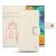 Capa em pele Huawei Mate 30 Pro - Blanc escumo