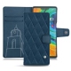 Huawei Mate 30 Pro leather case - Blu mediterran - Couture