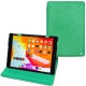 Apple iPad 10.2" (2019) leather case - Menthe vintage ( Pantone 562C ) 