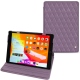Housse cuir Apple iPad 10.2" (2019) - Lilas - Couture ( Nappa - Pantone 2645U ) 