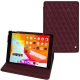 Funda de piel Apple iPad 10.2" (2019) - Lie de vin - Couture ( Pantone 5115C ) 