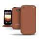 가죽 커버 Wiko Cink King  - Marron ( Nappa - Pantone 1615C ) 