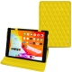 Apple iPad 10.2" (2019) leather case - Jaune fluo - Couture
