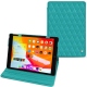 Lederschutzhülle Apple iPad 10.2" (2019) - Bleu fluo - Couture