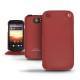 가죽 커버 Wiko Cink King  - Rouge ( Nappa - Pantone 199C ) 