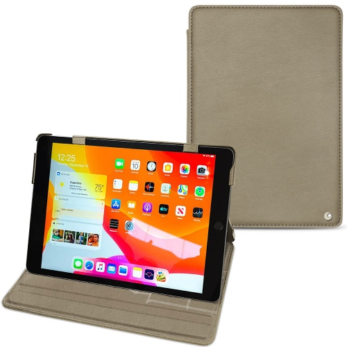 Funda de piel Apple iPad 10.2" (2019 / 2020 / 2021)Darboun sabla ( Pantone #BCB1A1 )