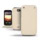 가죽 커버 Wiko Cink King  - Beige ( Nappa - Pantone 7502C ) 