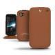 Wiko Cink Slim  leather case - Marron ( Nappa - Pantone 1615C ) 