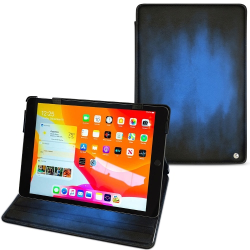 Apple iPad 10.2" (2019 / 2020 / 2021) leather caseBleu Patine