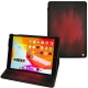 Apple iPad 10.2" (2019) leather case - Rouge Patine