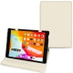 Apple iPad 10.2" (2019) leather case - Blanc PU