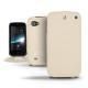 Wiko Cink Slim  leather case - Beige ( Nappa - Pantone 7502C ) 