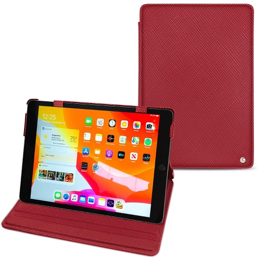 Custodia in pelle Apple iPad 10.2" (2019 / 2020 / 2021)Rouge passion ( Pantone #a6192e ) 