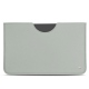 Pochette cuir Apple iPad 10.2" (2019) - Gris ( Nappa - Pantone W428C ) 