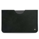 Lederschutzhülle Apple iPad 10.2" (2019) - Dark vintage ( Roughtcut - Black#5256 ) 