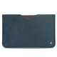レザーケース Apple iPad 10.2" (2019) - Jean vintage ( Roughtcut - Pantone 285U  ) 