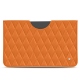 Pochette cuir Apple iPad 10.2" (2019) - Orange - Couture ( Nappa - Pantone 1495U ) 
