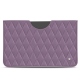 Custodia in pelle Apple iPad 10.2" (2019) - Lilas - Couture ( Nappa - Pantone 2645U ) 