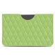 Apple iPad 10.2" (2019) leather pouch - Vert olive - Couture ( Nappa - Pantone 578U ) 