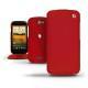 Funda de piel HTC One SV  - Rouge ( Nappa - Pantone 199C ) 